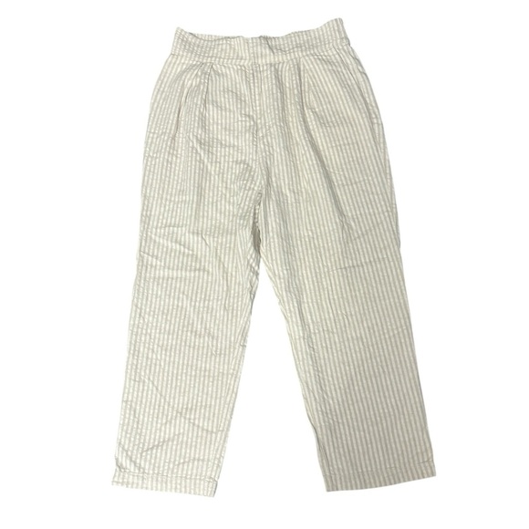 Urban Outfitters Striped Linen Blend Pants Size Large - Picture 1 of 4